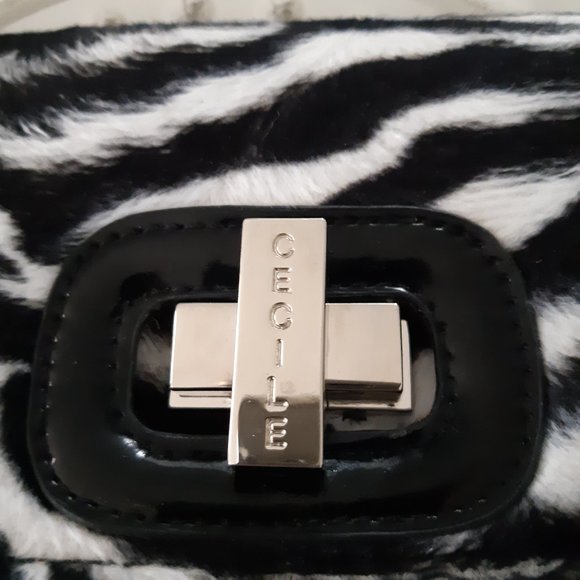 Cécile Hot Iron Clutch Purse zebra - Picture 5 of 6